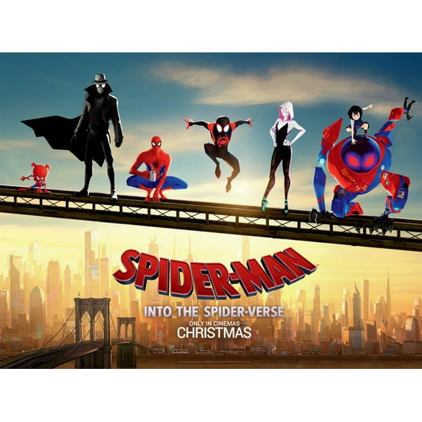 Spider Man Into The Spider Verse Movie Poster 11 X 17 Style D Walmart Com Walmart Com
