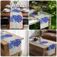 thumbnail image 6 of Table Runners 72 Inches Long Dress Scarves, Colorful Flowers Farmhouse Kitchen/Dining Table Decor Table Runner, Coffee Tablerunners, Botanical Orange Blue Green Floral Plant 13x72 Inch, 6 of 6