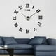 thumbnail image 3 of Reloj de pared acrílico con números romanos en 3D, pegatina de reloj de cuarzo artesanal, decoración del hogar, pegatinas para sala de estar, novedad de 2022, 3 of 4