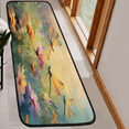 thumbnail image 6 of CURLYOOT Spring Dragonfly Wtaercolor Runner Rug 2'x6' Washable Kitchen Runner Rug Indoor Non Slip Laundry Rugs Floor Carpet for Hallway Kitchen Entryway Bedroom Living Room, 6 of 9