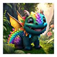 thumbnail image 1 of Diamond Painting 5D DIY Full Round Drill Pterosaur Kit Decoración del hogar (A2767) Hugtrwg Para estrenar, 1 of 9