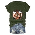 thumbnail image 4 of Akiihool Vintage Halloween Shirt Women Funny Cute Boo Ghost Halloween Thanksgiving Fall Pumpkin Spooy Season Letter Print Graphic Short Sleeve Tee Shirt (AG,2XL), 4 of 5