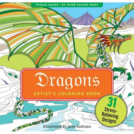 Dragons Adult Coloring Book
