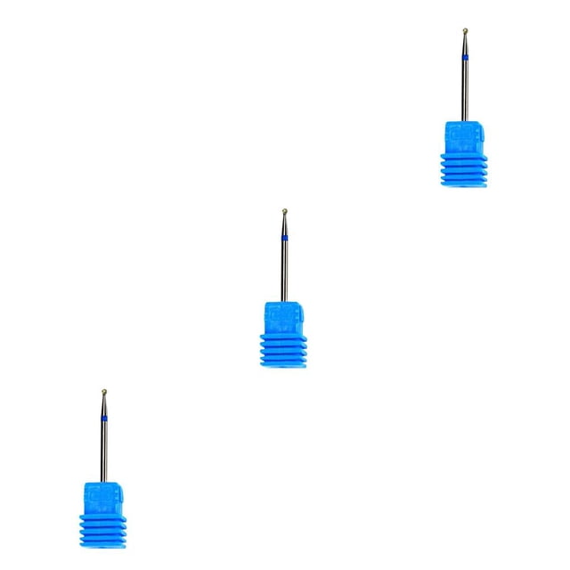 maskred Nail Art Drill Ceramic Bit File Polish Cuticle Clean Manicure Too No.01 3Set