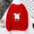 thumbnail image 1 of BTS sudadera con capucha Streetwear mujer BTS impreso Casual cuello redondo sudadera Hip Hop Top sudaderapangjing, 1 of 4