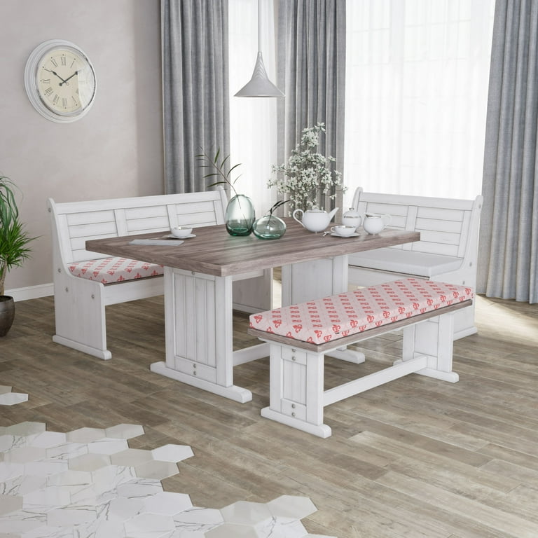 Coral bench cushion top