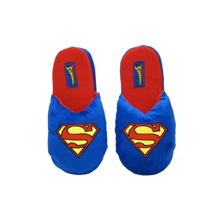 DC Comics Superhero Plush Slippers - Superman - Medium/Large