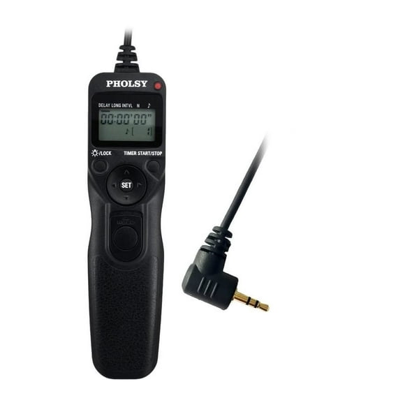 Control remoto con temporizador PHOLSY C6 para Canon R10 R6 R8 90D 250D