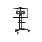 Rocelco VSTC 32"-70" Mobile Flat Screen, Monitor, A/V and TV Cart with A/V Component and Webcam Shelves (R VSTC)