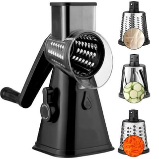 MIDUO Manual Kitchen Rotary Drum Grater Food Mill Vegetable Cheese Slicer  Nut Grinder