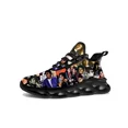 thumbnail image 1 of Zapatillas Michael Jackson para hombre y mujer, estilo bailarina, deportivas, con cordones, de malla, hechas a medida., 1 of 6