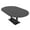 Asian Night w/Matte Black Base no Electric, variant on 7X4 Racetrack Shaped Conference Table Power And Data Square Metal Base