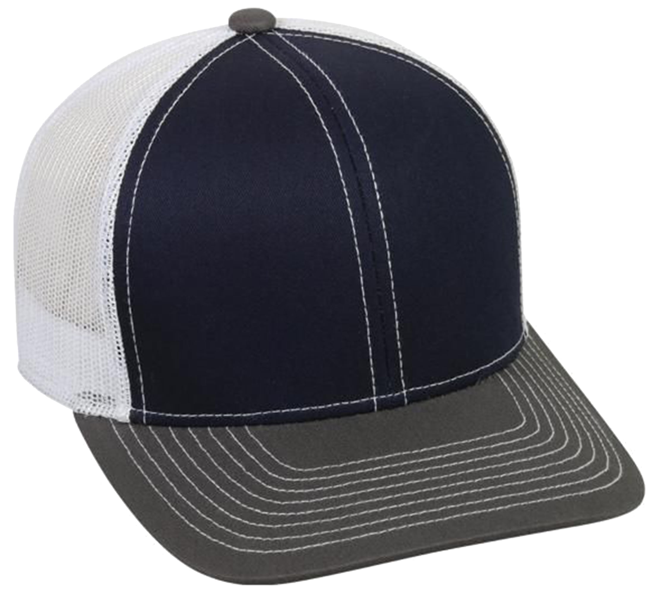 Outdoor Cap Outdoor Cap MBW800 Mesh Back Hatnavy/white/charcoal