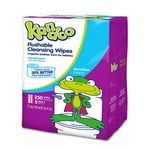 Flushable Wipes for Baby and Kids by Kandoo, Unscented for Sensitive Skin, Hypoallergenic Potty Training Wet Cleansing Cloths, 250 Count, Pack of 5