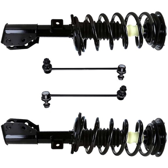 SCITOO 272526 272527 K750188 K750189 Front Strut Spring Assembly Stabilizer Bar Link Stabilizer Bar Link Fits 2010 2011 2012 2013 2014 2015 2016 for Chevrolet Equinox