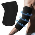 thumbnail image 4 of Knee Sleeves, Reusable Hot And Cold Compression Knee Wrap Ice Pack High Performance Knee Sleeve Support For Weight Lifting,  Training Powerlifting Best Knee Wraps Straps, 4 of 8
