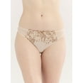 thumbnail image 2 of Joyspun Women's Embroidery Mesh Cheeky Panties, 2-Pack, Sizes XS-3XL, 2 of 4