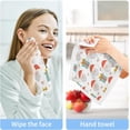 thumbnail image 6 of Dreamtimes 4 PCS Cute Santa Claus Baby Washcloths Towel Set, Highly Absorbent & Soft Cotton Wash Cloths, 12"x 12" Face Hand Towels for Bathroom, Multi-Purpose Fingertip Towels, 6 of 7