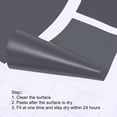 thumbnail image 4 of PATIKIL 8x3.3" Footprint Sticker, 4 Pairs PVC Shoes Floor Decal Sign for Class Decor Stair Guide, Dark Gray, 4 of 6