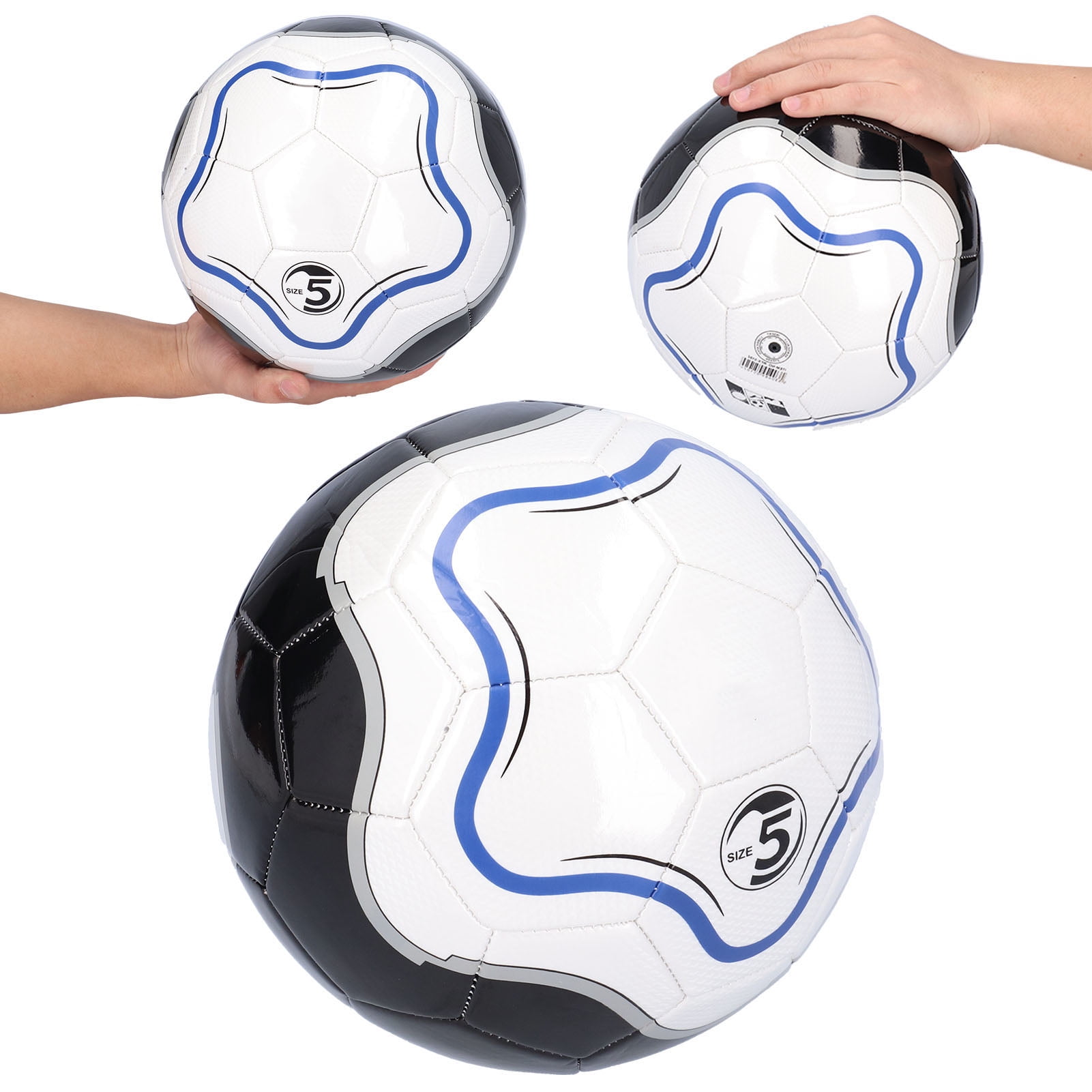 Mgaxyff Dribble Up Soccer Ball Size 5 Competition Football For Youth