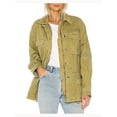 thumbnail image 3 of FREE PEOPLE Womens Green Pocketed Buttoned Zip Up Jacket Size: M, 3 of 3