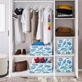 thumbnail image 6 of Foldable Fabric Storage Bin Home Cubes Clothing Organizer Bins Large Collapsible Box Basket for Home Organizer Marine Organismsd, 6 of 7