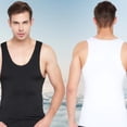 thumbnail image 3 of Camiseta interior de seda de hielo sin marcas para hombre, cuerpo de verano para deportes juveniles, ropa interior sin mangas con barra transversal, sudadera de fondo, camiseta, 3 of 4