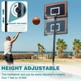 NiamVelo Adjustable Basketball Hoop with Stand & Wheels, Indoor/Outdoor