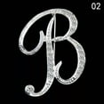 thumbnail image 5 of K-KED 26 Letters Crystal Rhinestone Alphabet Brooch Pin Wedding Women Jewellery-Y, 5 of 9