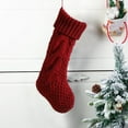thumbnail image 5 of Christmas Stockings 15” Large Stockings, 1 Pack Knitted Xmas Stocking for Kids,Holiday and Family Stocking for Fireplace Christmas Party Decoration, 5 of 8