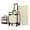 Multi-colored, variant on Byootique 2-Piece Makeup Train Case Cosmetic Organizer Kit Art Deco Pastel