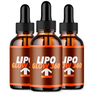 Lipo Glow 360 Drops Advanced Formula Liquid Suppplement Lipoglow Natural Formula 90 Servings