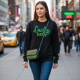 thumbnail image 6 of NH2 Creative Lucky Sweatshirt Women – Embroidered St Patricks Day Sweatshirt, Side Bow Cutout Sweatshirt, Cute Shamrock Outfit for Women, 6 of 6