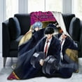 thumbnail image 6 of Magic And Muscles Blanket, Anime Throw Blanket For Bed Sofa Couch, Super Soft Flannel Blanket For Bedroom Livingroom, 60"X50", 6 of 9