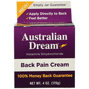 5 Pack Australian Dream Back Pain Relief Cream 4oz Each