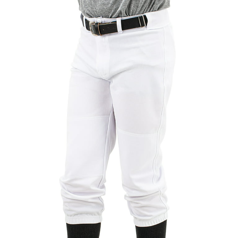 Franklin Sports Youth Baseball + Softball Pants - White - Youth Small 
