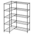 thumbnail image 7 of GDF Studio 5-Tier Metal Wire Shelving Unit, Adjustable Heavy Duty Storage Rack, Black, 7 of 7