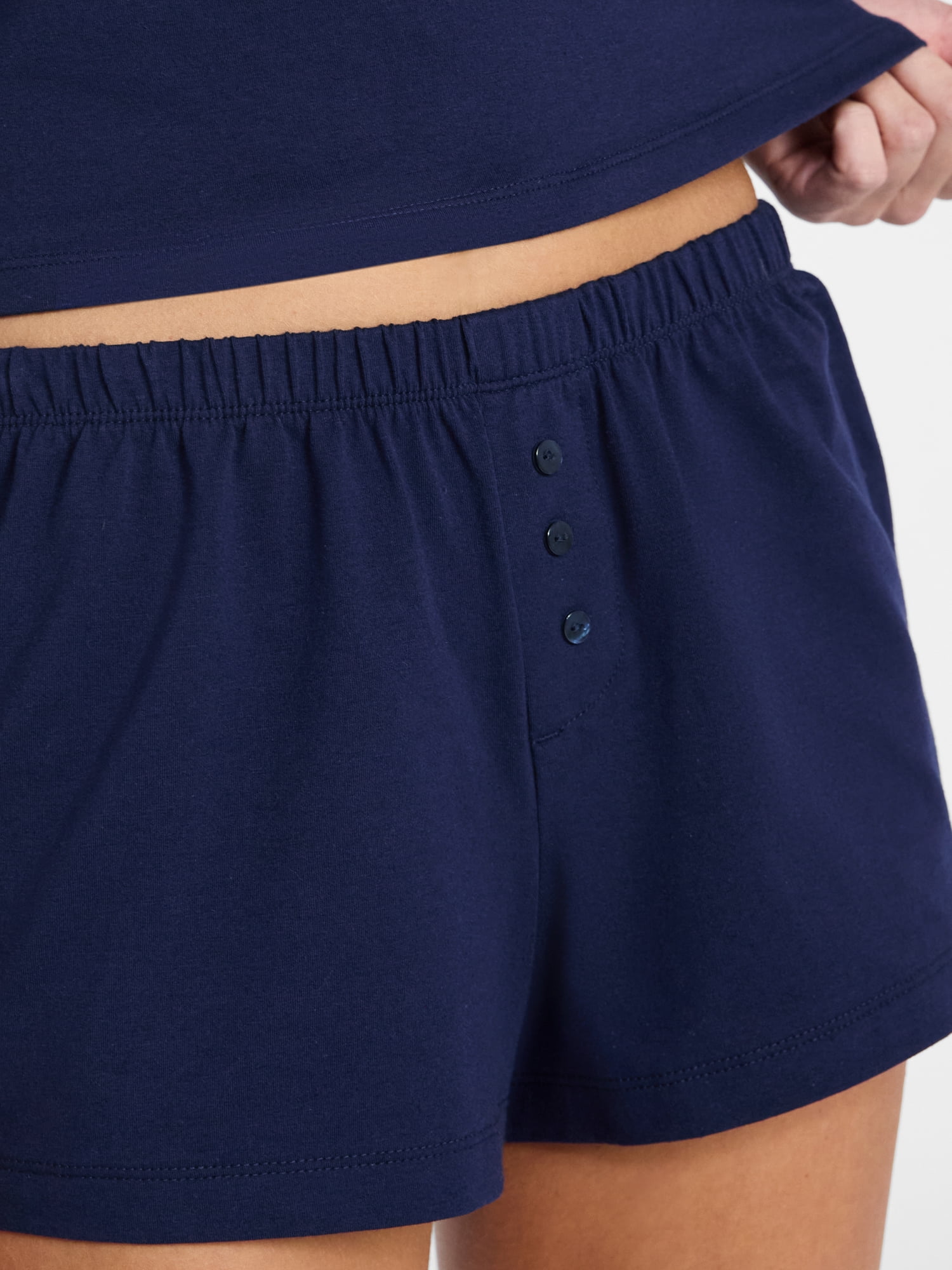 No Boundaries Cloud Core Sleepwear Shorts, Women’s XXS-3X