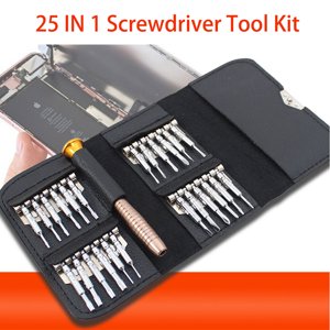 tooloflife 25 in1 Precision Screwdriver Torx Precision Hand Screwdrivers Tool Set Repairing for Phone Tablet Watch Glasses