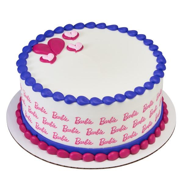 Barbie Logo Edible Cake Topper Image Strips