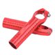 thumbnail image 2 of Tapas de extremo livianas para bicicletas de carretera y montaña Puños de manillar de bicicleta de aluminio rojo 7075, 2 of 8
