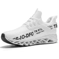 thumbnail image 5 of Sneakers for Men Slip on Fashion Sport Running Tennis Athletic Walking Shoes Gym Runner Trail Shoes White Size 11, 5 of 13