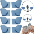 thumbnail image 1 of Under Cabinet Pot Lid Organizer, Universal Pot Lid Organization Rack for Large and Small Lids, Upgraded Powerful Traceless Adhesive 4 Set, Pot Organizer Rack for Under Cabinet (Blue), 1 of 5