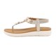 thumbnail image 4 of Zapatos de mujer, zapatillas de playa ligeras, zapatillas sin cordones, tacón medio, informales, cómodas, con diamantes de perlas, sandalias con cuña, chanclas bohemias Wmkox8yii nm2629, 4 of 9