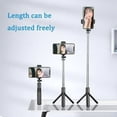 thumbnail image 2 of Perche à selfie Sans Fil Bluetooth 6-en-1 Anti-Tremblement Perche à selfie Portative avec Lumière de Remplissage Intégrée, 2 of 5