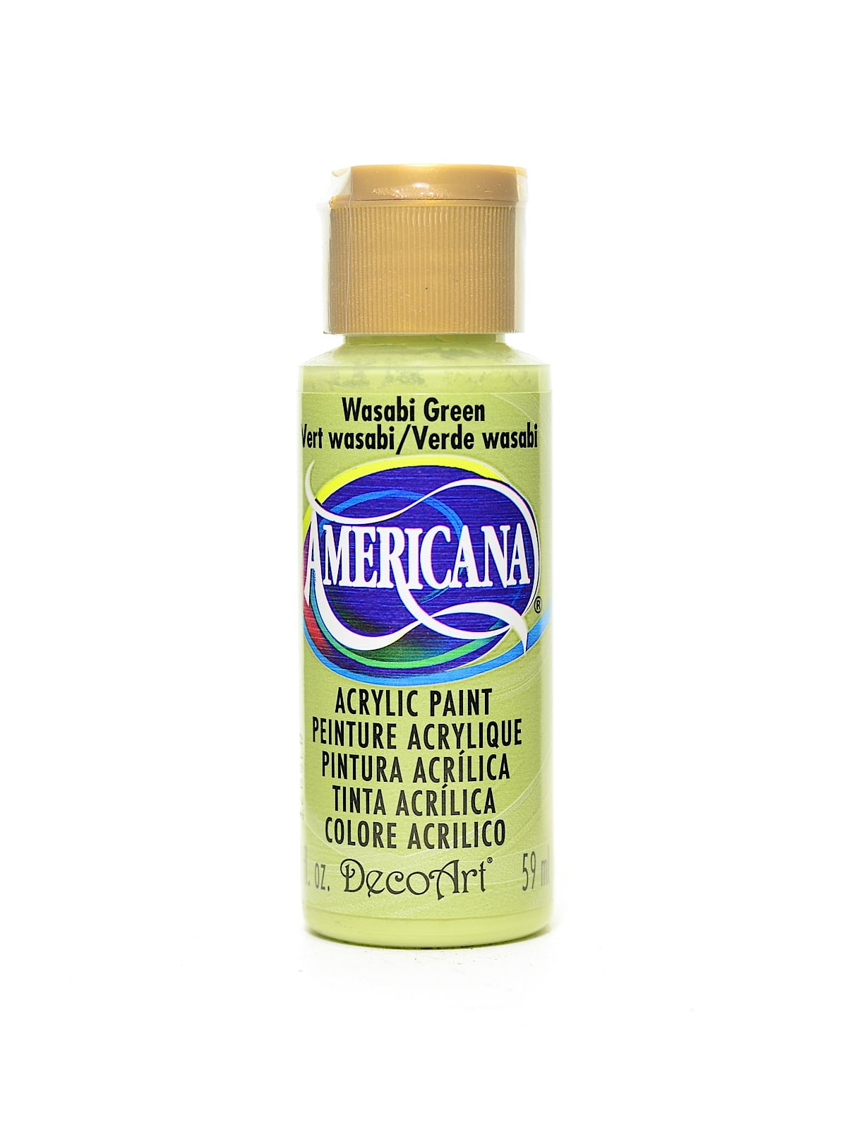 Americana Acrylic Paints wasabi green, 2 oz. (pack of 8)