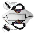 thumbnail image 4 of Disketp Rainbow Butterfly Bolsa Tote Estampada para Mujer, Bolso de Hombro y de Mano para Compras y Viajes, 4 of 8