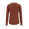 thumbnail image 5 of Harpily Women's Sweaters Women's Long Sleeve Tops Crewneck Basic Lightweight Fall Shirt With Thumb Holes, 5 of 9