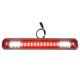 thumbnail image 1 of Luz de freno de montaje alto, luz trasera de carga para Chevy Silverado 94-98, carcasa cromada, lente roja, 1 of 1
