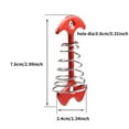 thumbnail image 2 of 10pcs Tent Stakes Deck Anchor Pegs Camping Outdoor Spring Fishbone Fixed Nails, 2 of 7